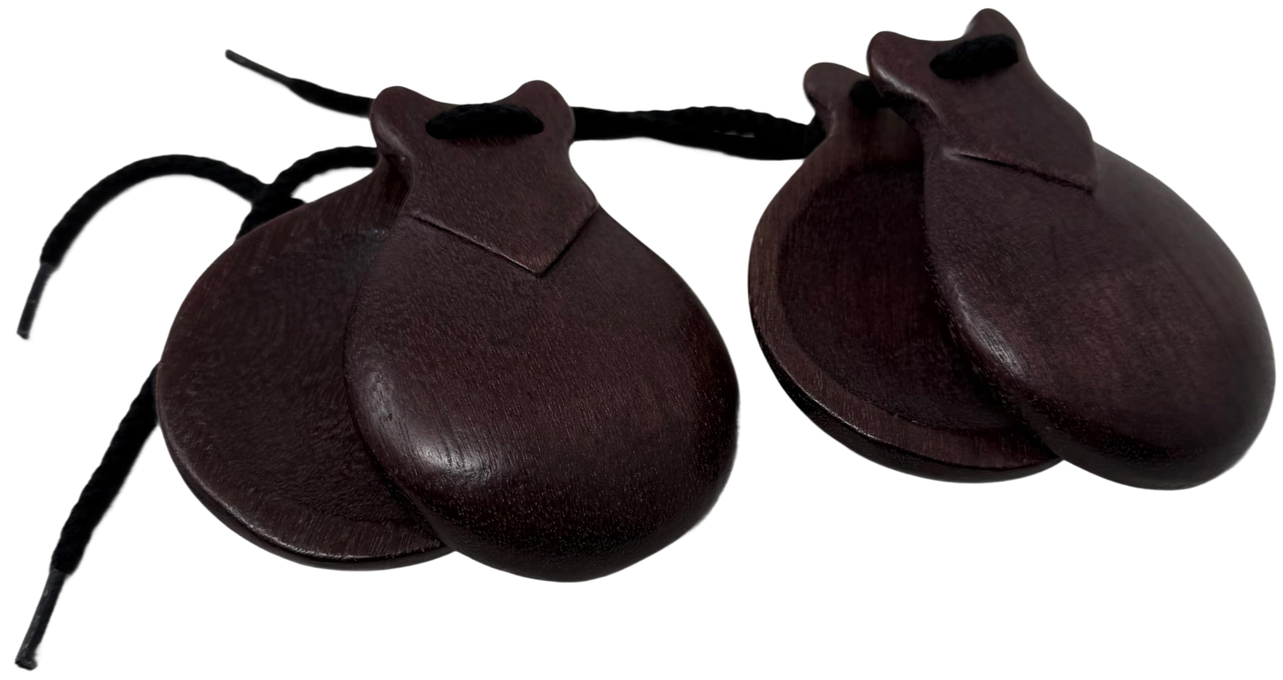 Castañuelas Jale 79-6 para Flamenco, Jotas y Danza Madera Palosanto Número 6 - Alta Resistencia y Ligereza - Hechas en España