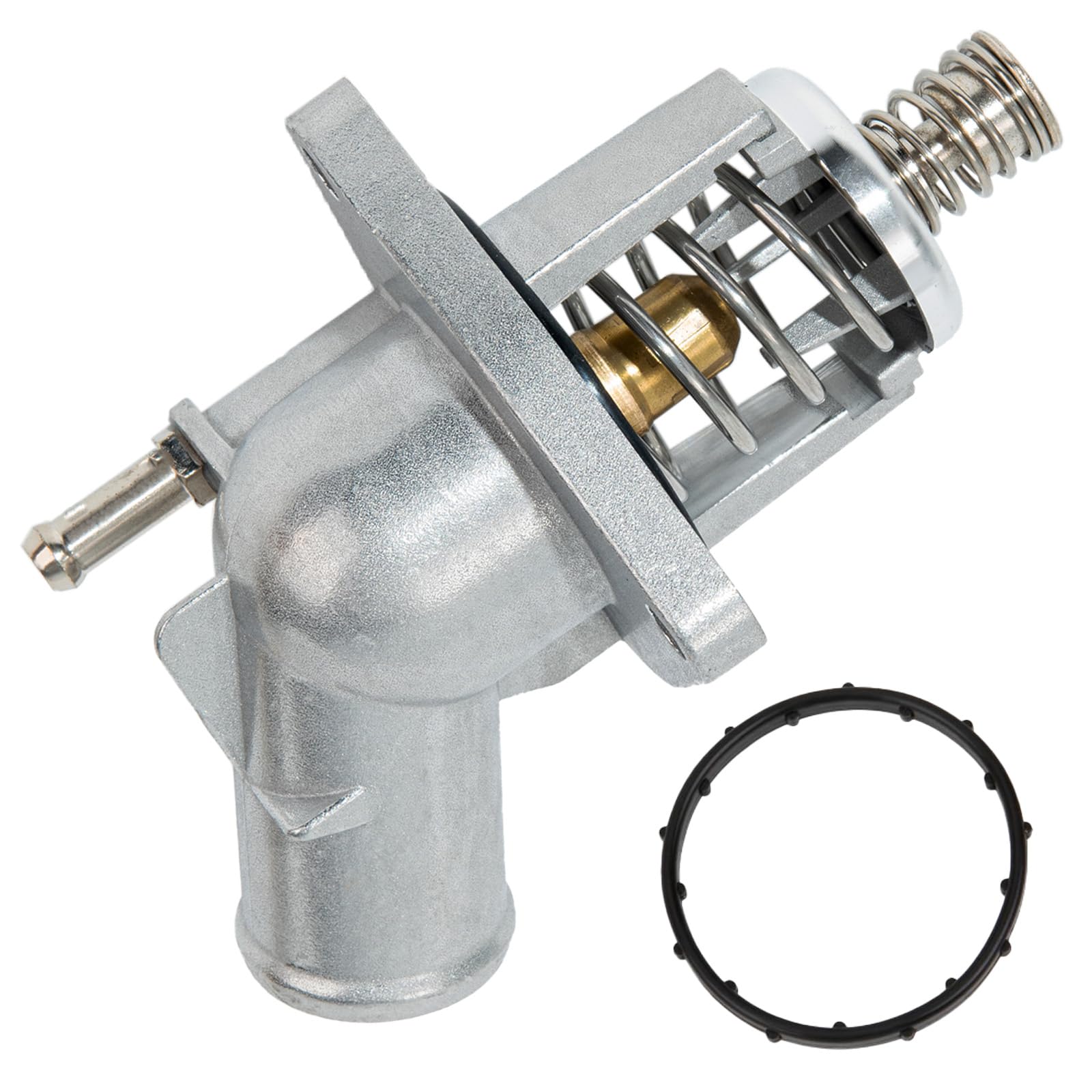 AcornTech 15-11125 902-2090 12674639 Upgrade Aluminium Thermostat Housing - Compatible with Cadillac Escalade Chevy Silverado 1500/2500 Tahoe GMC