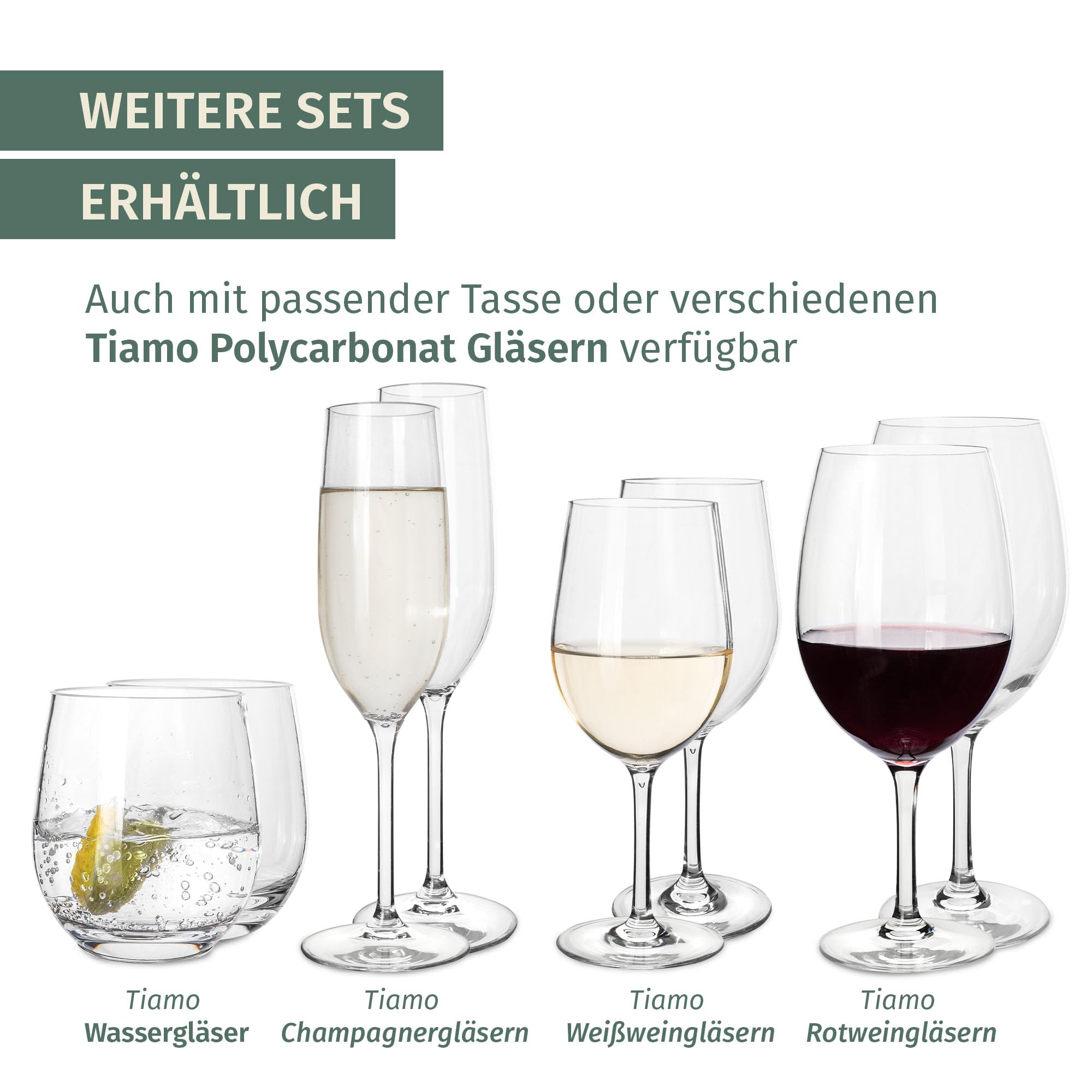Camping Tafelgeschirr aus Melamin für 4 Personen 12-teilig | spülmaschinenfest | Picknick Geschirrset | Geschirr Campinggeschirr I Stone Blue Design