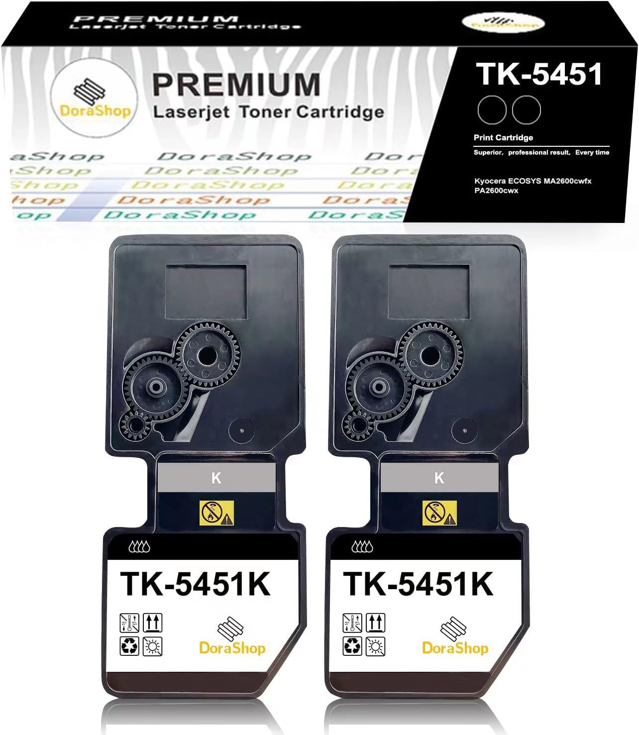 Kyocera 京セラ用 TK-5451 （BK/C/M/Y) 4本セット　互換 Amazon.co.jp: 【Amazon.co.jp限定】 Kyocera 京セラ用 TK-5451 （BK×2