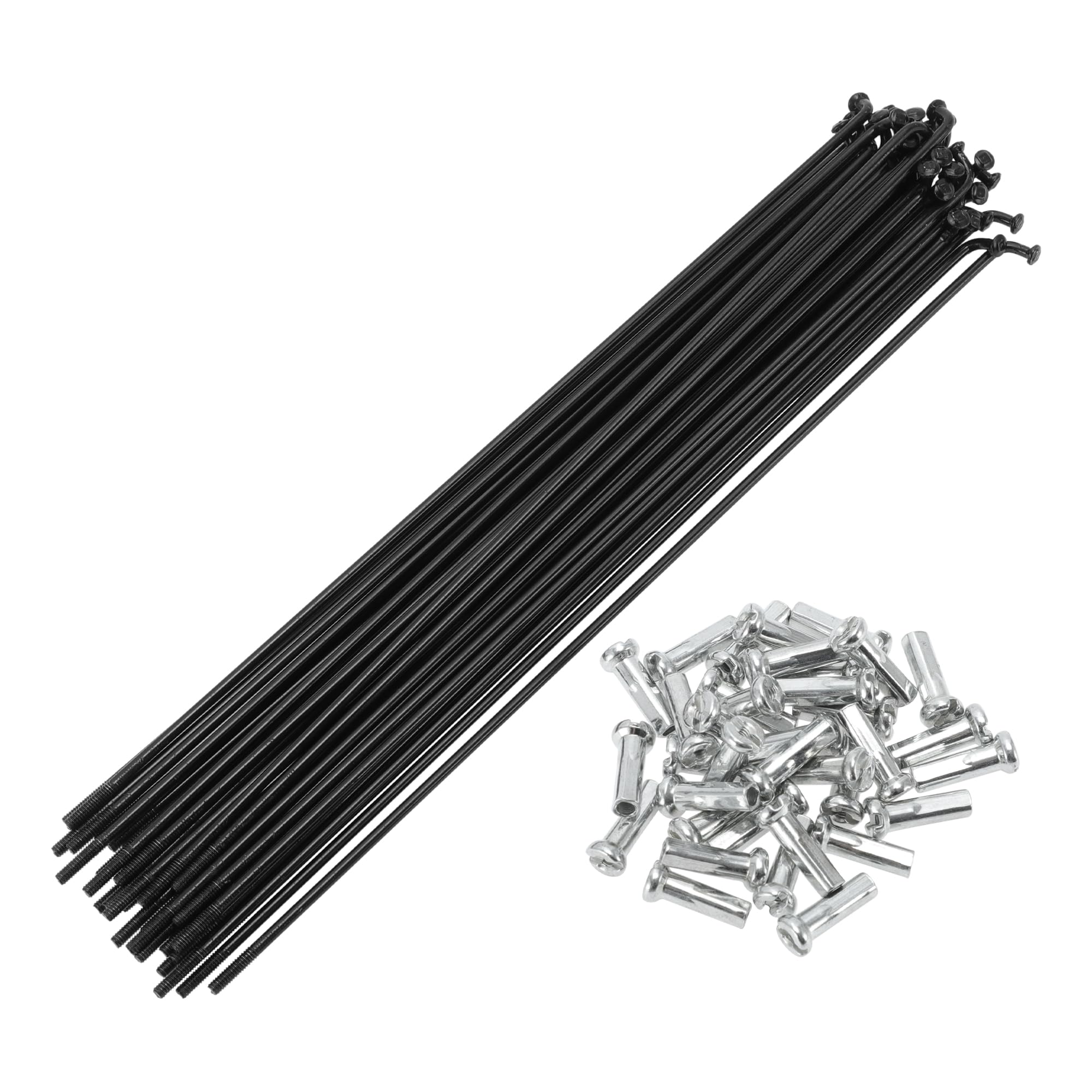 Motoforti Universal Bicycle Spokes Bike Wheel Spokes 14G Carbon Steel 1 Set