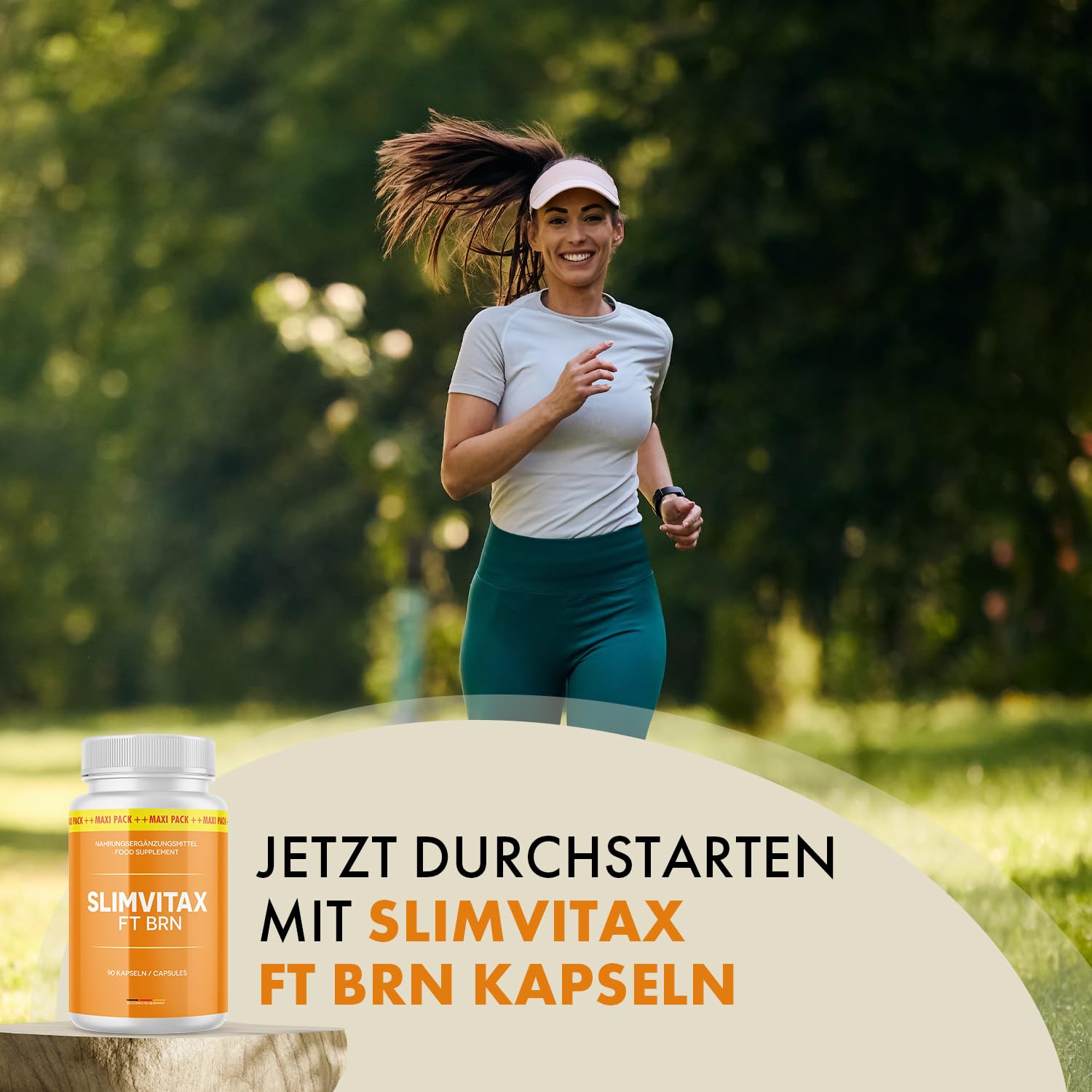 Slimvitax FT BRN Kapseln | Für Männer & Frauen | Im Maxi - Pack 90 Kapseln