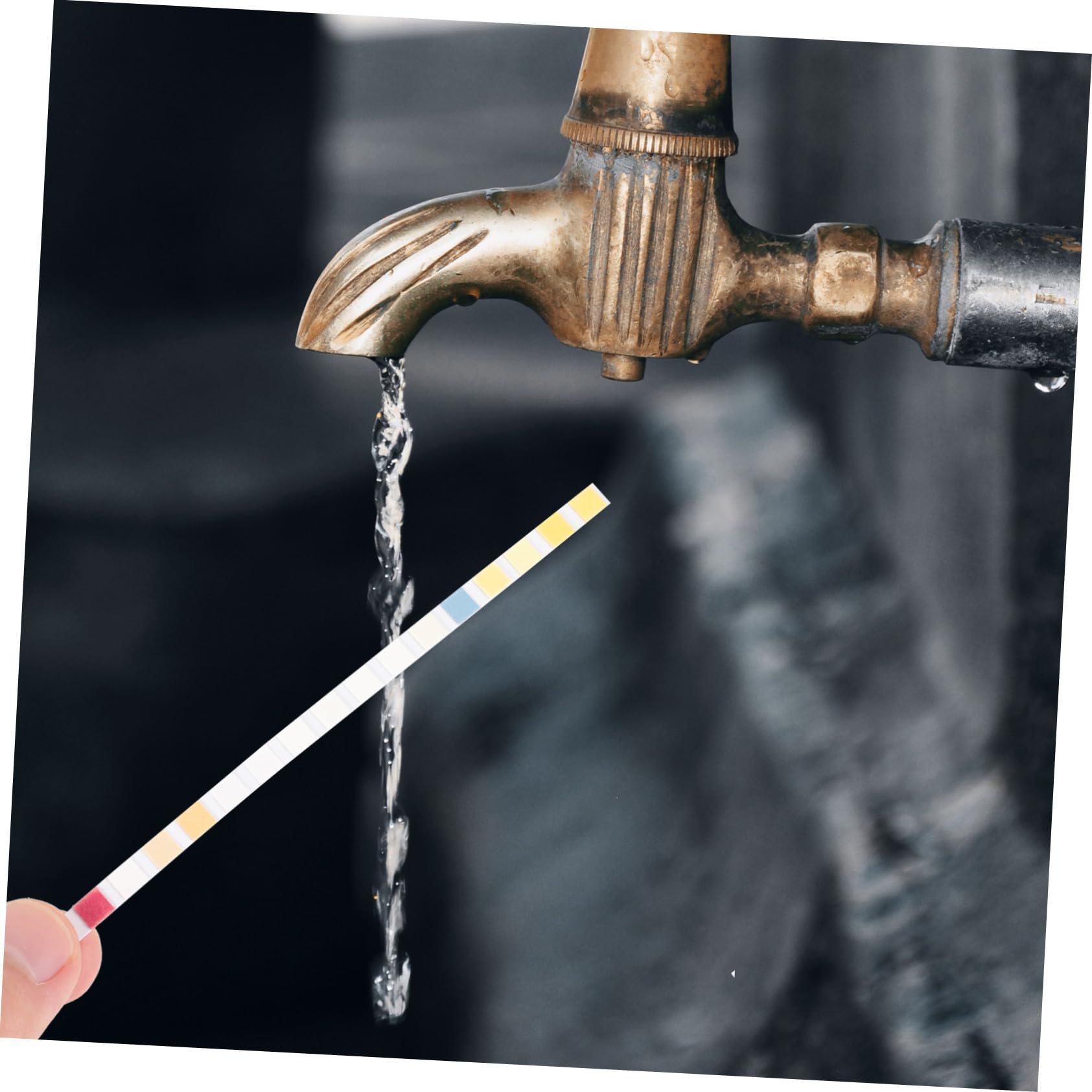 100 Stück Wasserqualität Teststreifen mit Tropfpipette und Reagenzglas Multifunktionale Ph und Wasserhärteprüfer für Trinkwasser Aquarium Leitungswasser Zuhause Schnelle Analyse