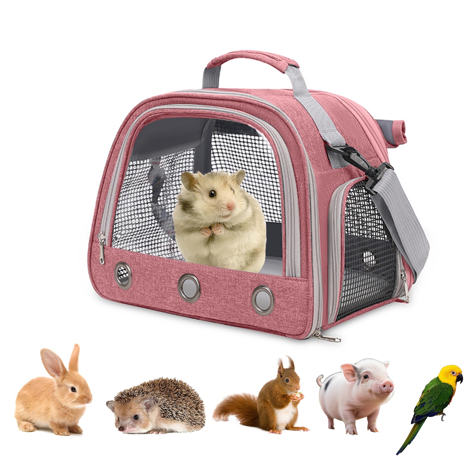 Sac de transport pour petits animaux stressés type cochons d'Inde