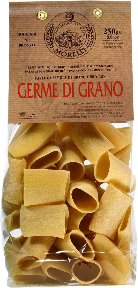 Morelli Pasta Factory - Paccheri with Wheat Germ -gr. 250 x 12