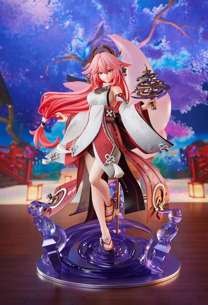 Amazon | 原神 八重神子 狐之真意 1/7スケール ABS&PVC製 塗装