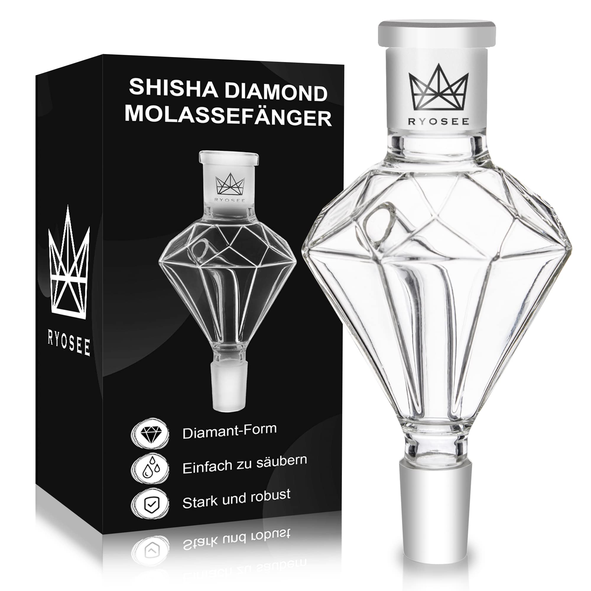 Amazon.de: Ryosee Shisha Molasses Catcher Transparent 18/8 Cut 