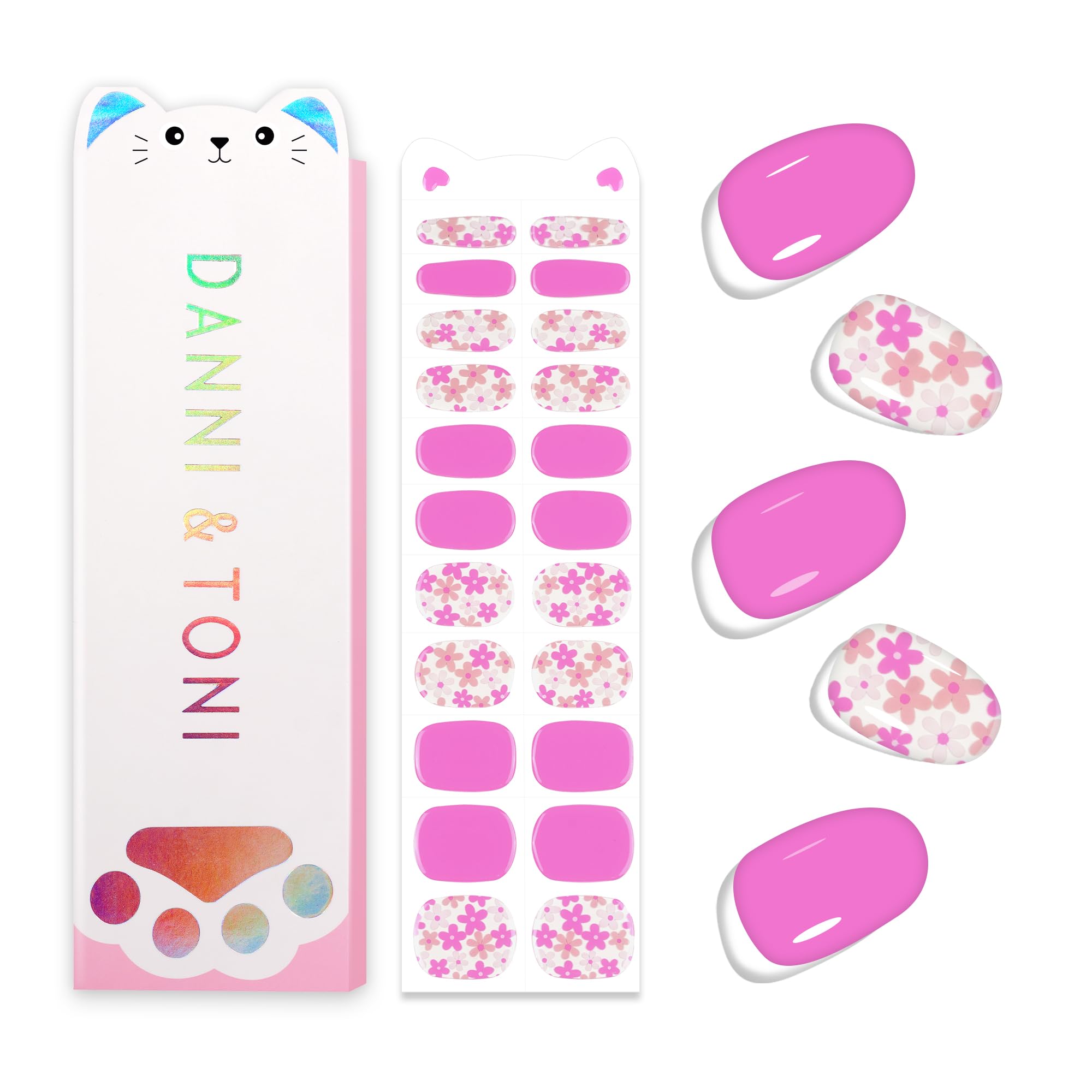 Autocollants en gel semi-durci imperméables et doux pour ongles enfants sans lampe UV