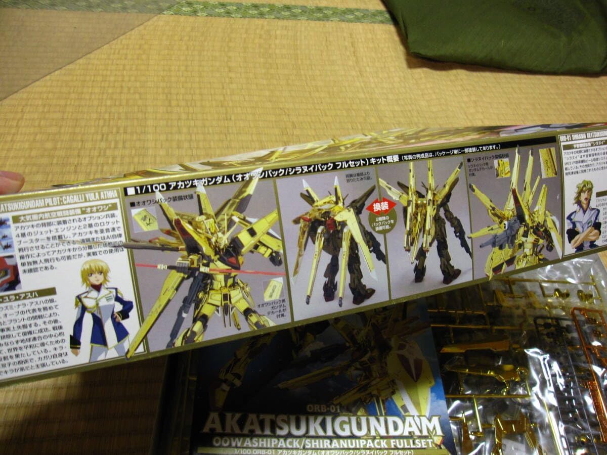 1/100 ORB-01アカツキ オオワシパック／シラヌイパック フルセット