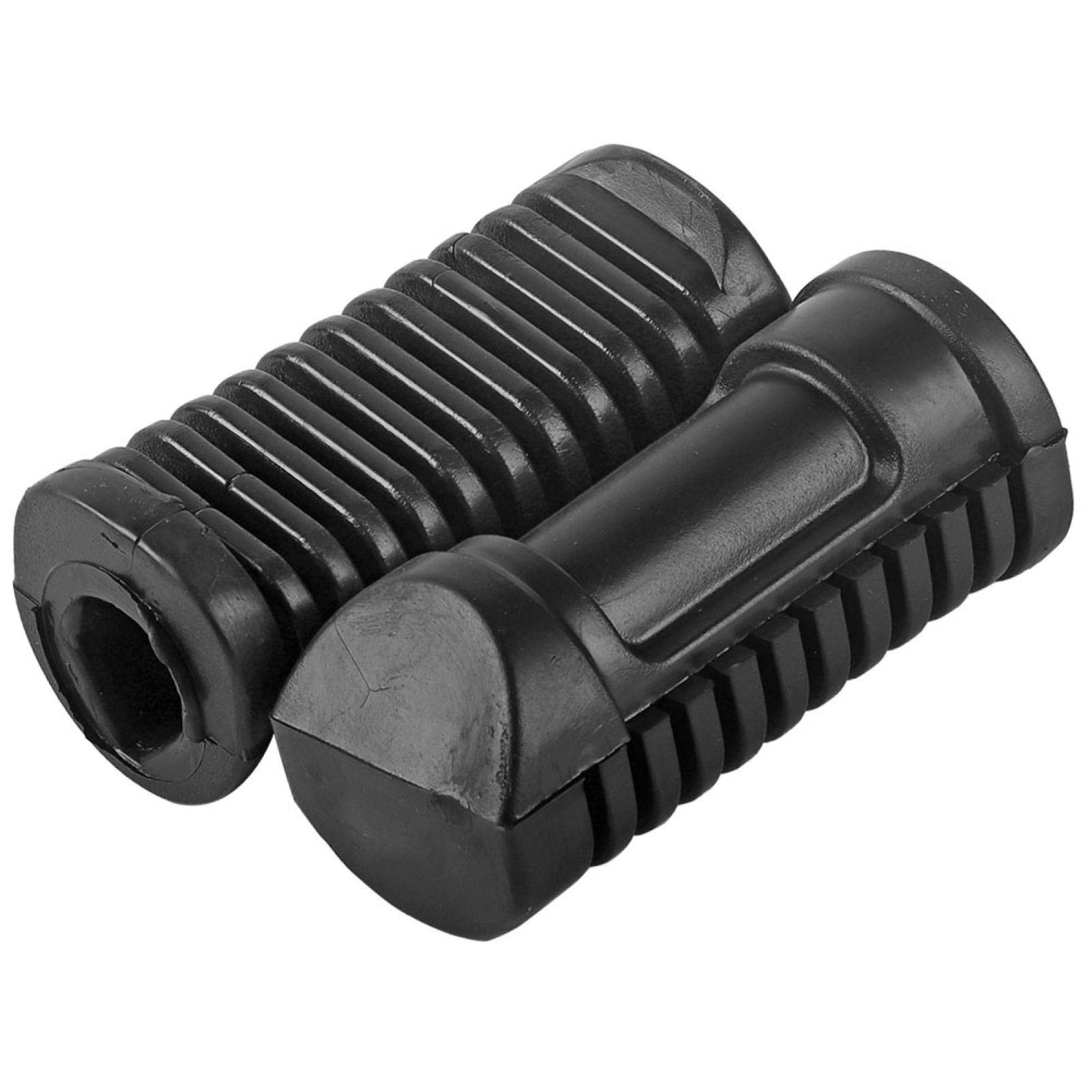 KIMISS Motorcycle Front Footpegs Plate Footrest Rubber Pad Grip Cover for Honda 125cc CG 125 + Footrest Rubber Grip Footrest Rubber Pad Foot Peg Rubber Grip Footrest Rubber Cover Mot