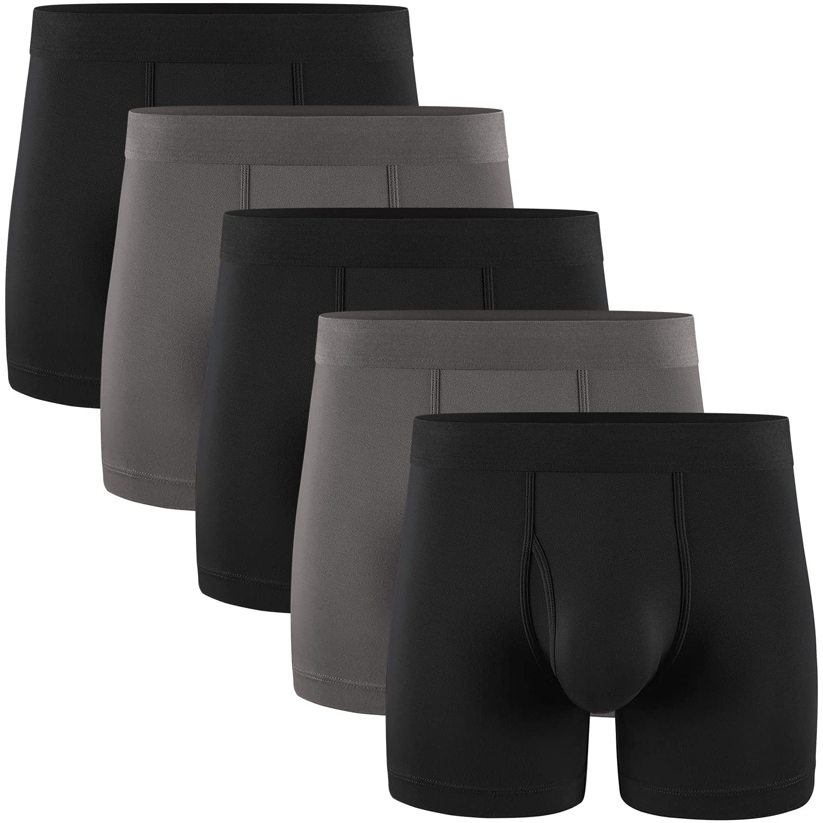 Mens Boxer Shorts Soft Cotton Men Pack Breathable Mens Underwear Boxer Briefs