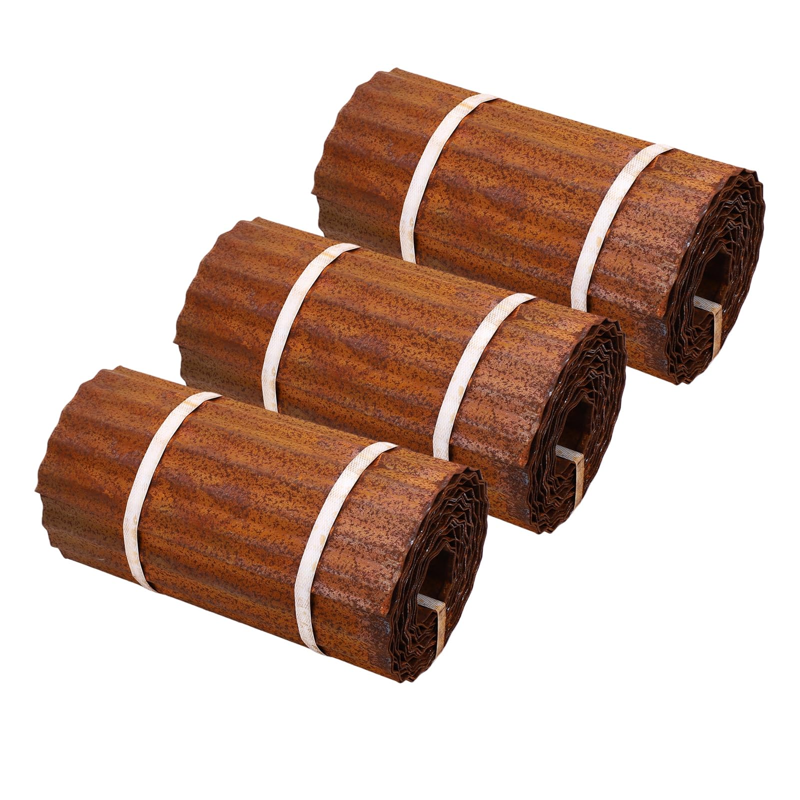 FTVOGUE Bordure de Massif en Acier Galvanisé, 10 Cm, pour Jardin