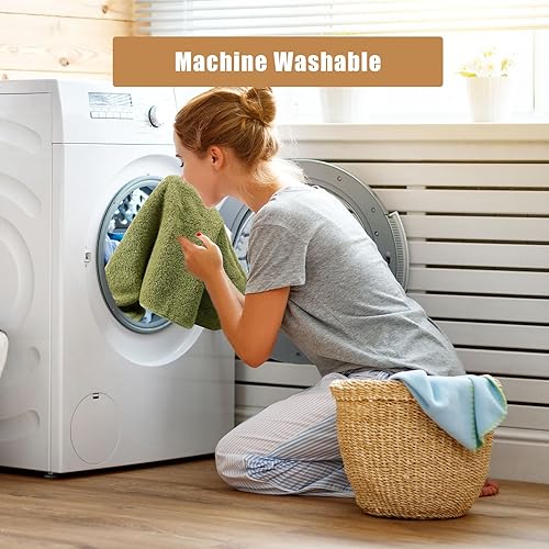 Vista 100 de SEMAXE - Juego de toallas de baño grises, 2 toallas de baño, 2 toallas de mano, 4 toallas faciales, toalla 100% algodón para baño, toalla suave