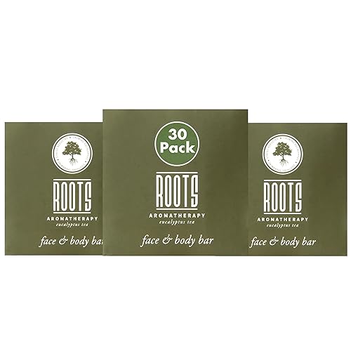 Jabón facial de 1.35 oz40 g, tamaño de viaje, paquete a granel de hotel (fragancia de té de eucalipto), artículos de tocador para baño, invitados, disponible en Yaxa Peru