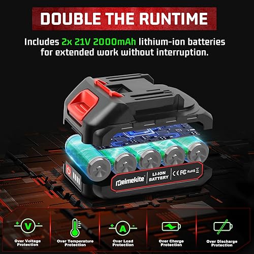 Miniatura 4 de Rivlox Mini motosierra, motosierra eléctrica inalámbrica de 6 y 4 pulgadas, funciona con pilas, sierra de mano portátil con una sola mano para