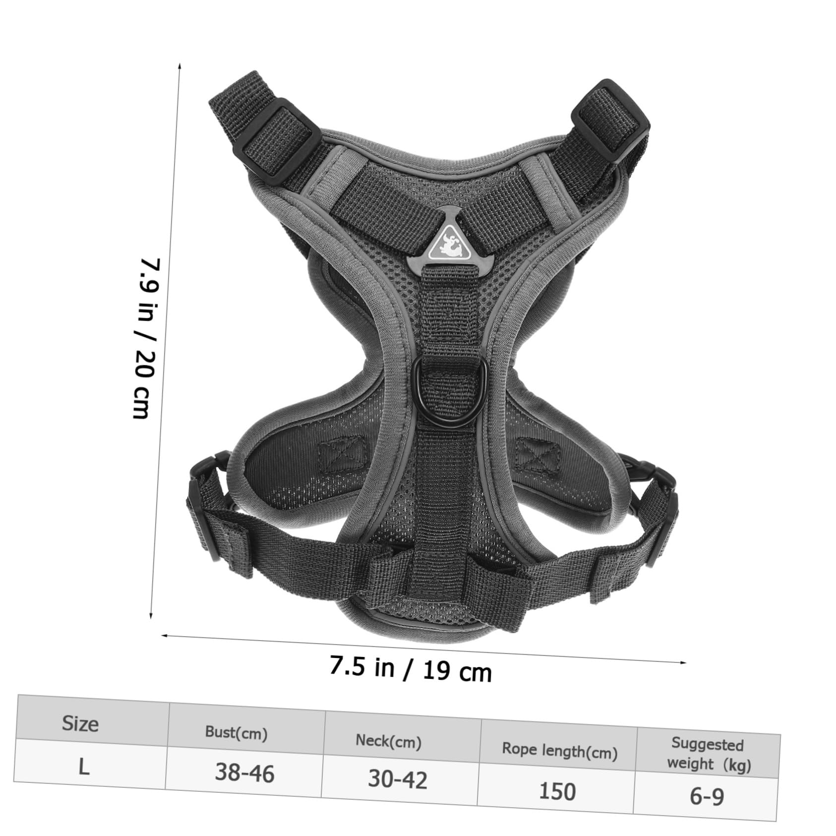 Toddmomy 5pièces pour Petit Chien Et Chat Gilet Réfléchissant Et Respirant Laisse De Sécurité pour Accessoire Pratique pour Animaux