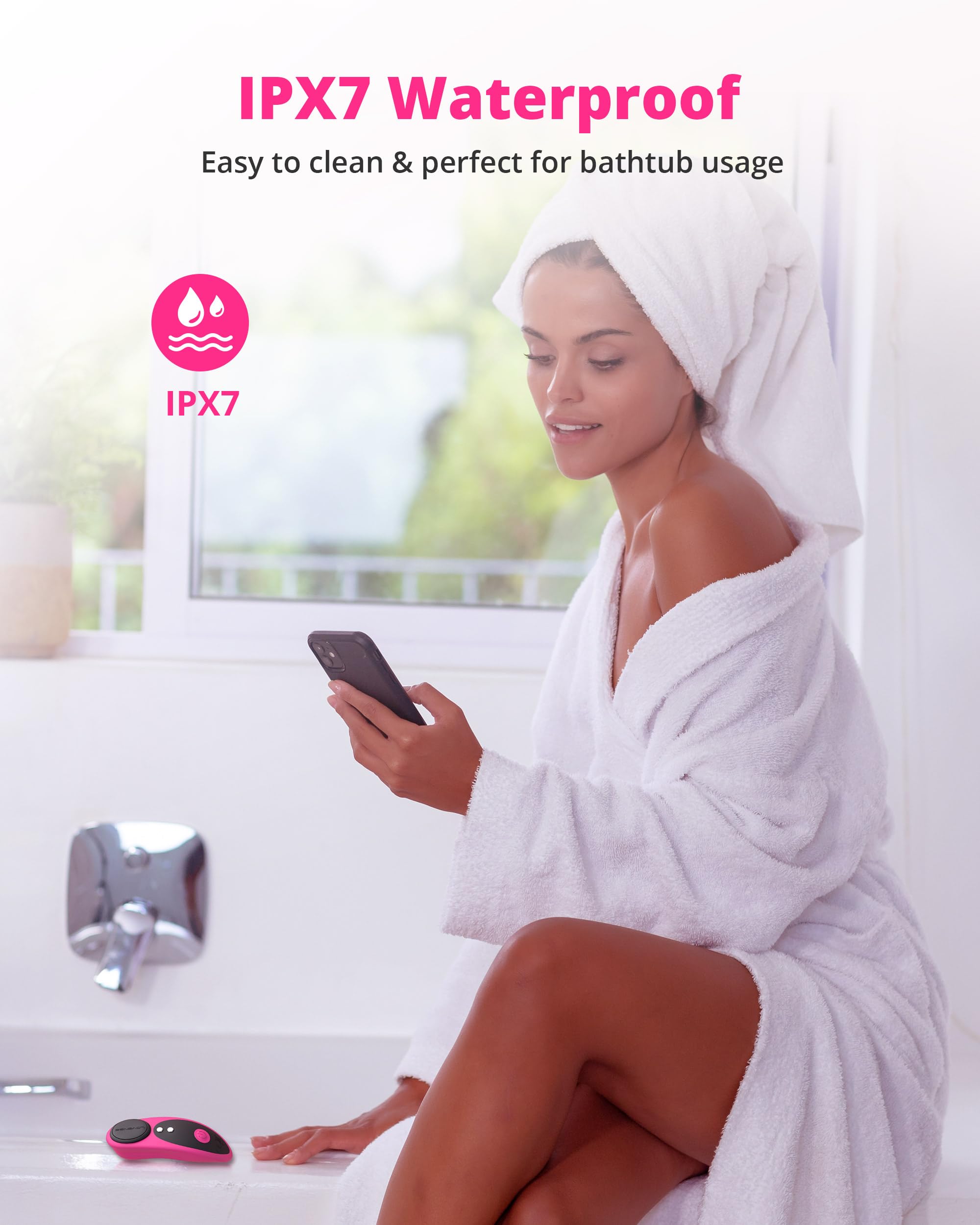 LOVENSE Ferri Vibrating Panties, Magnetic Mini Wearable Clit Vibrator with Remote Control Long Distance for Female Couple Sex Toy & Games Clitoral Stimulator Massager, Discreet, IPX7 Waterproof