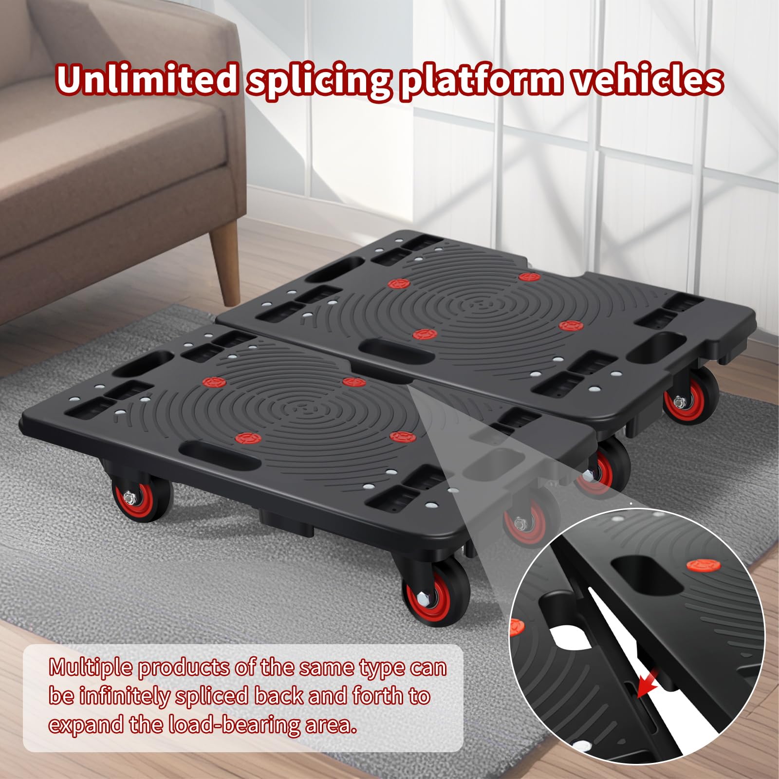 Dolly Hand Truck - Heavy Duty Moving -4