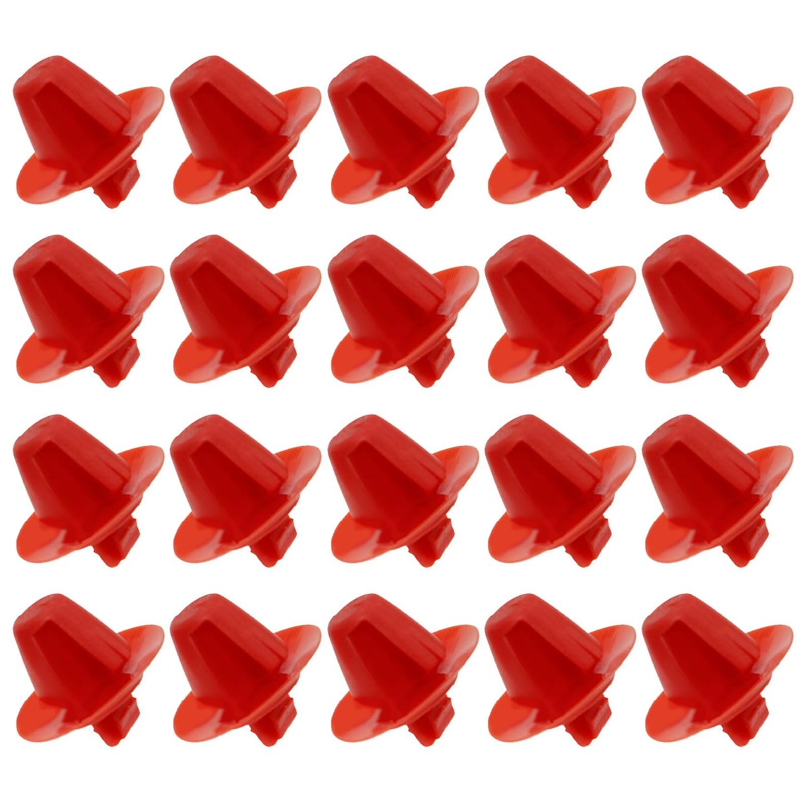 Zhouyqx As Shown 20Pieces Car Inner Lining Side Skirt Damping Clip For 2009-2017 7701047651 8565.5 Damping Clips Auto Accessories