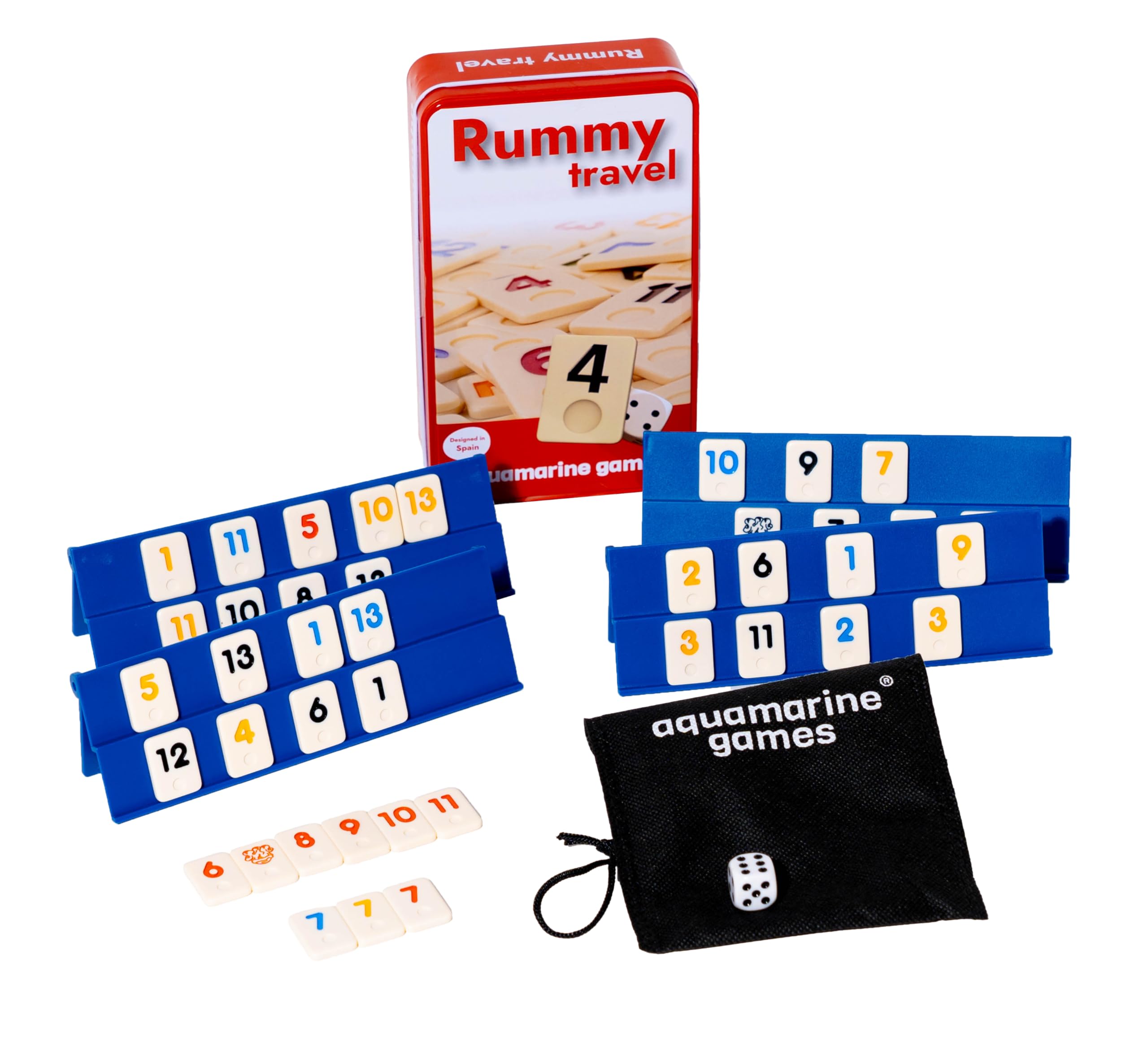 Travel Rummy 4 Jugadores edición estuche de metal
