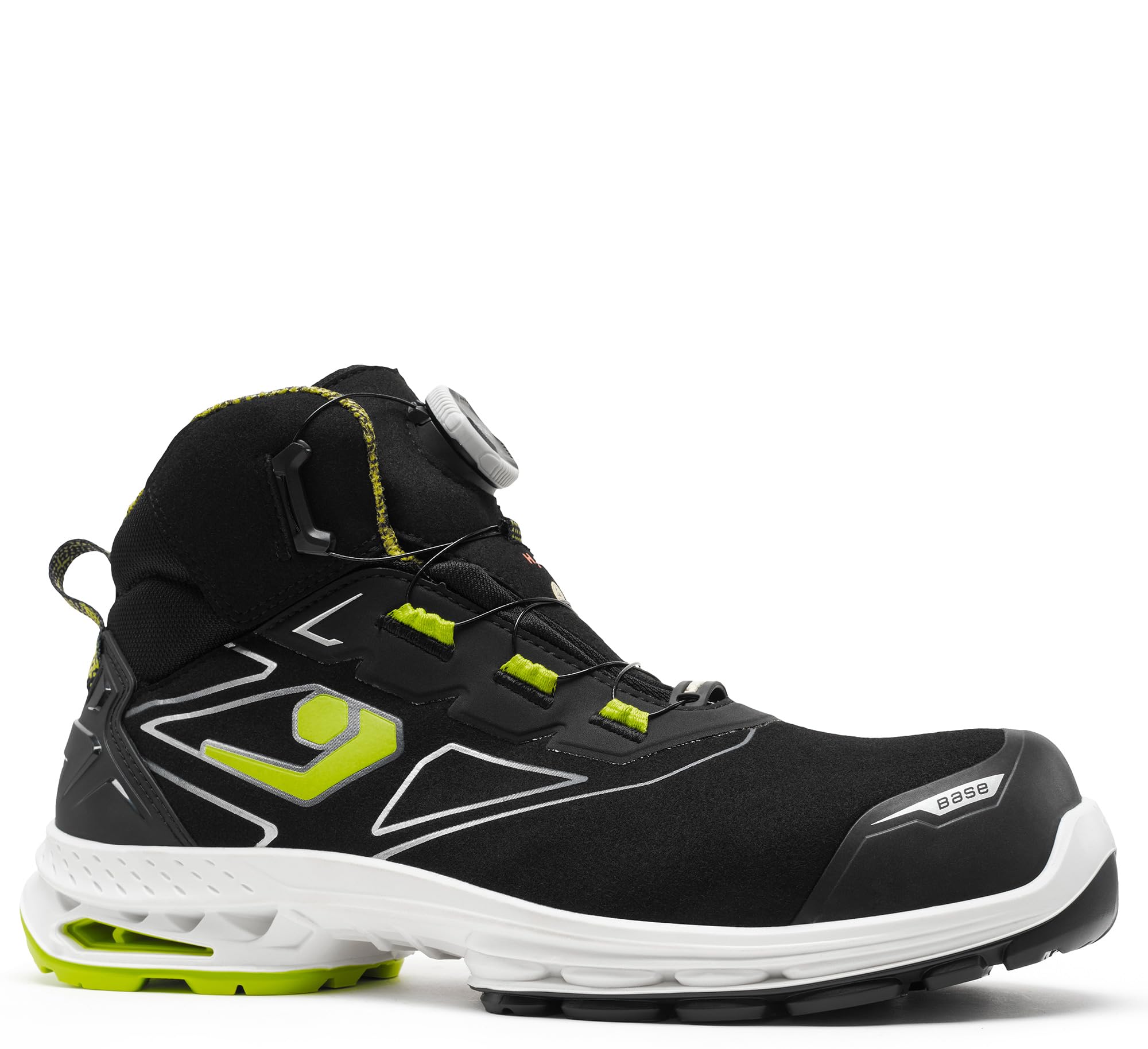 BASE B1714A Copenhagen BOA - Zapatillas de seguridad impermeables con cordones S7S ESD, antideslizantes, ligeras, transpirables, antiestáticas, con absorción de impactos