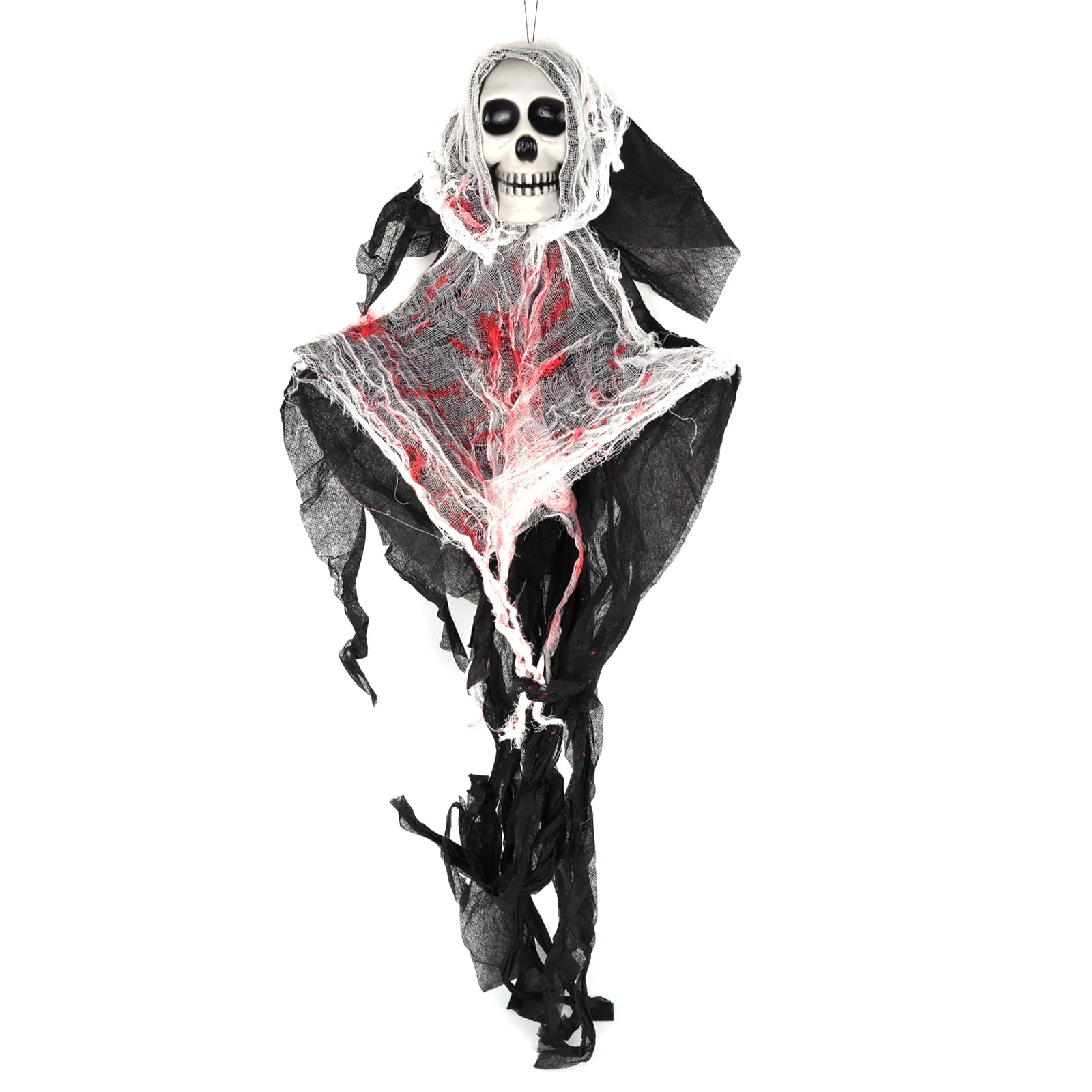 Fachoi B Halloween Hanging Decorations Skeleton Ghosts, Spooky Grim Reapers, Halloween Skeleton Flying Ghost For Outdoor Indoor Yard Garden Party Decorations F4-Kltdg
