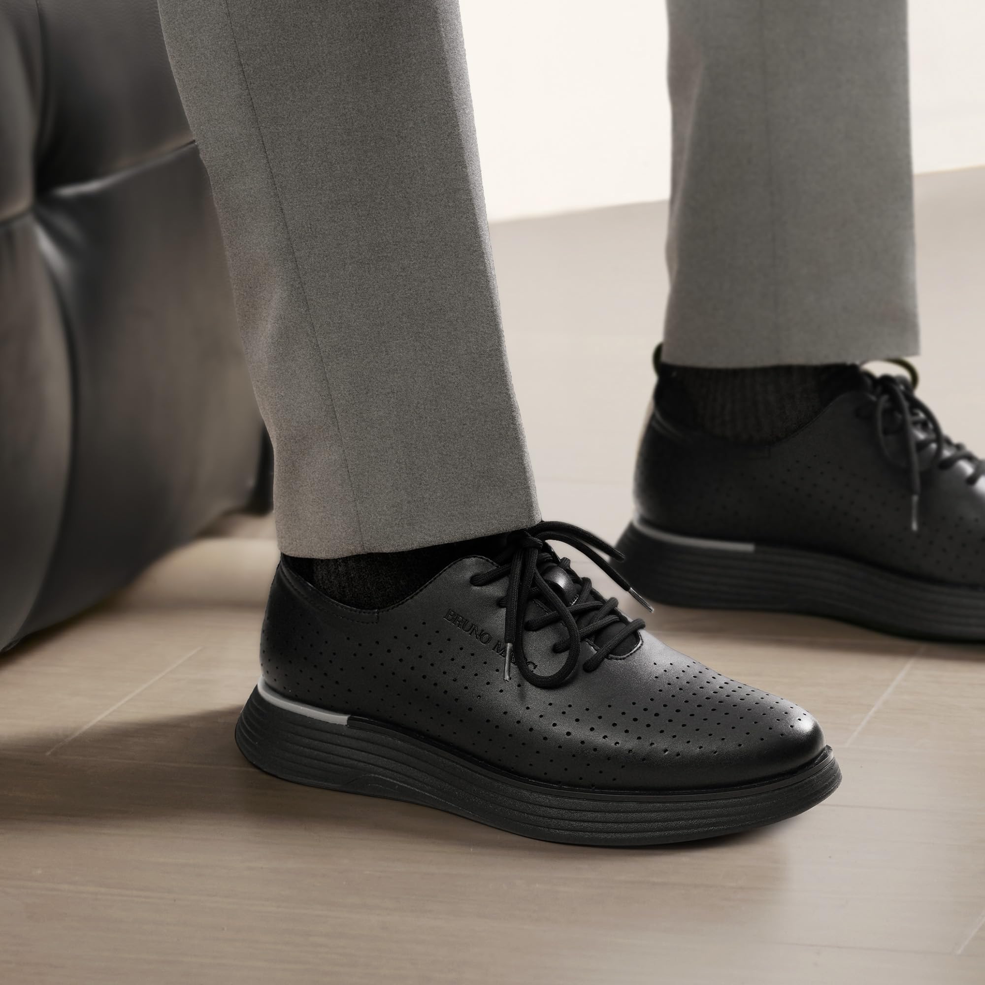 Bruno Marc Men's MaxFlex Fashion Dress Sneakers Oxfords Classic Casual Shoes