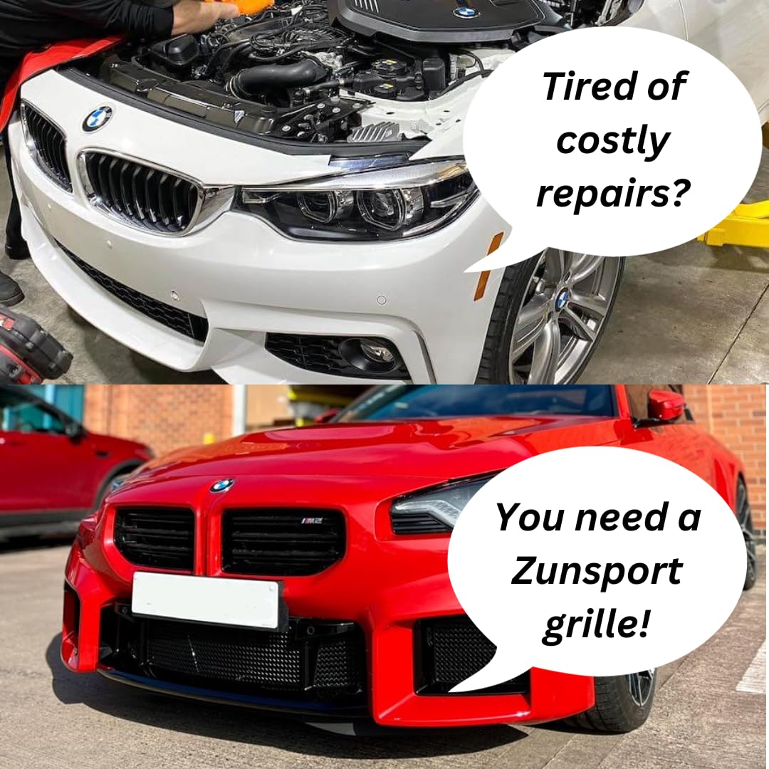 Amazon | Zunsport BMW G87 M2対応 - フロントグリルセット