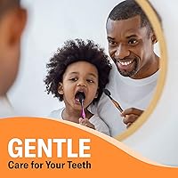 Vista 7 de natraco Paquete a granel de cepillos de dientes de carbón, cerdas suaves con infusión de carbón de limpieza profunda, paquete de cepillos de dientes