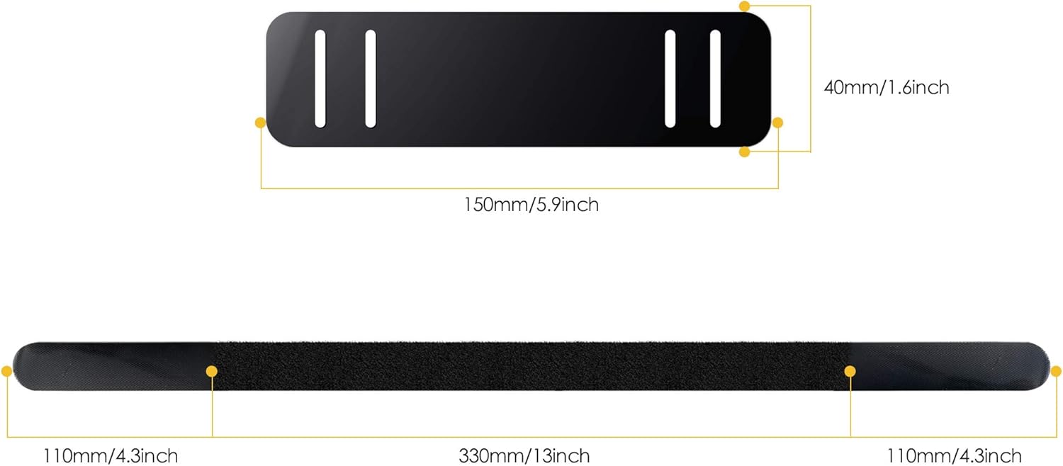 Attacking of the seat seat for hoverboard epessa with protections for hoverboarding carts, kartboard belts for hoverboard, adjustable replacement straps compatible with car scooter -balancing, hook and ring 7