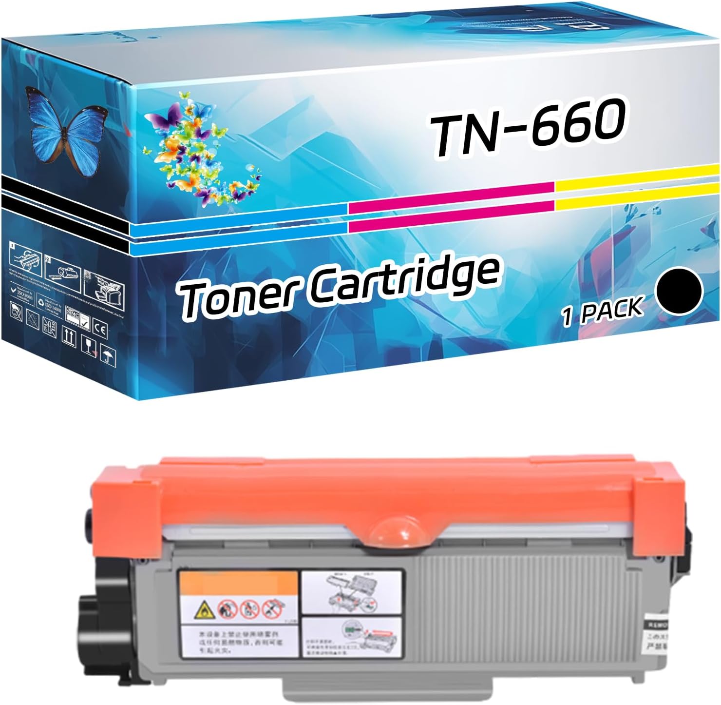 Amazon.com: Compatible for Brother TN-660 Toner Cartridge Work for ...