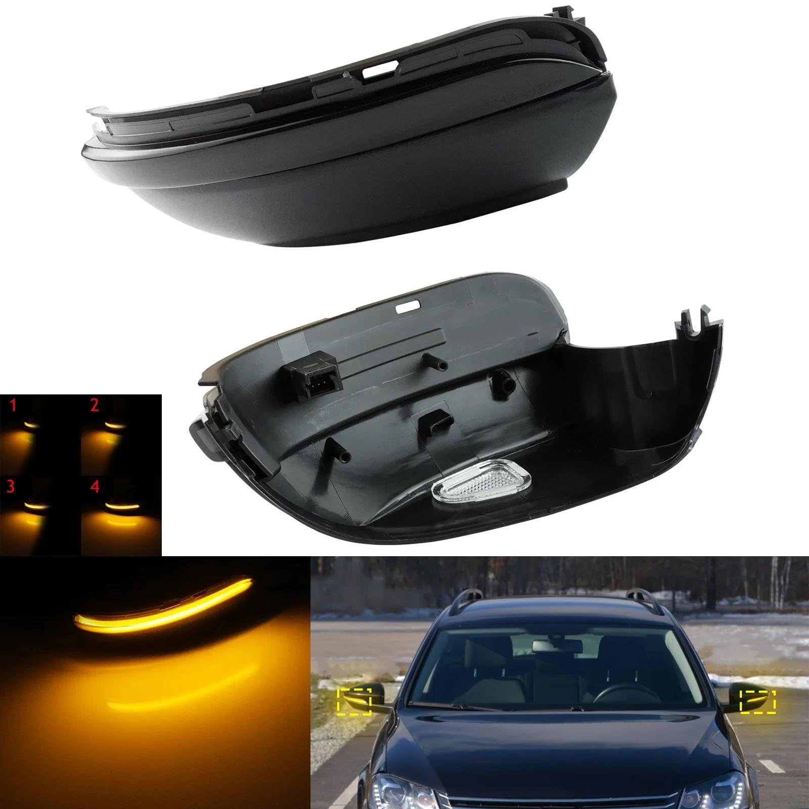 Intermitente LED Dinámico Retrovisores Exteriores Para VW Para Scirocco Para Passat B7 CC Para EOS Para Beetle Para Jetta