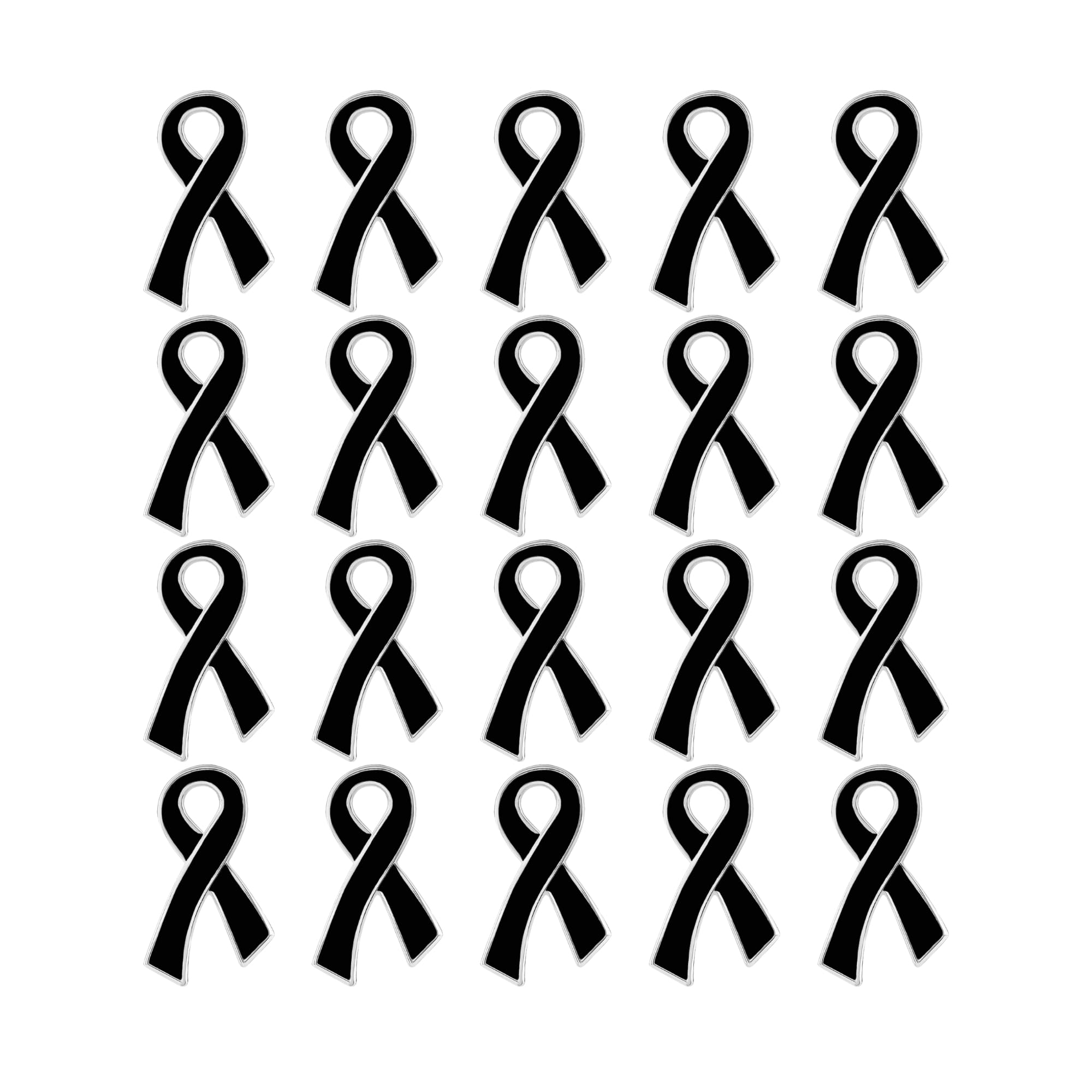 Ribbon Pins 1/5/25/100 for Cancer &amp; Disease Awareness - Various Causes - Bulk Quantities Available for Support Groups and Fundraising