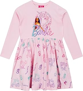 Barbie Clothing Unicorn Dress for Girls Glitter Dress Girls