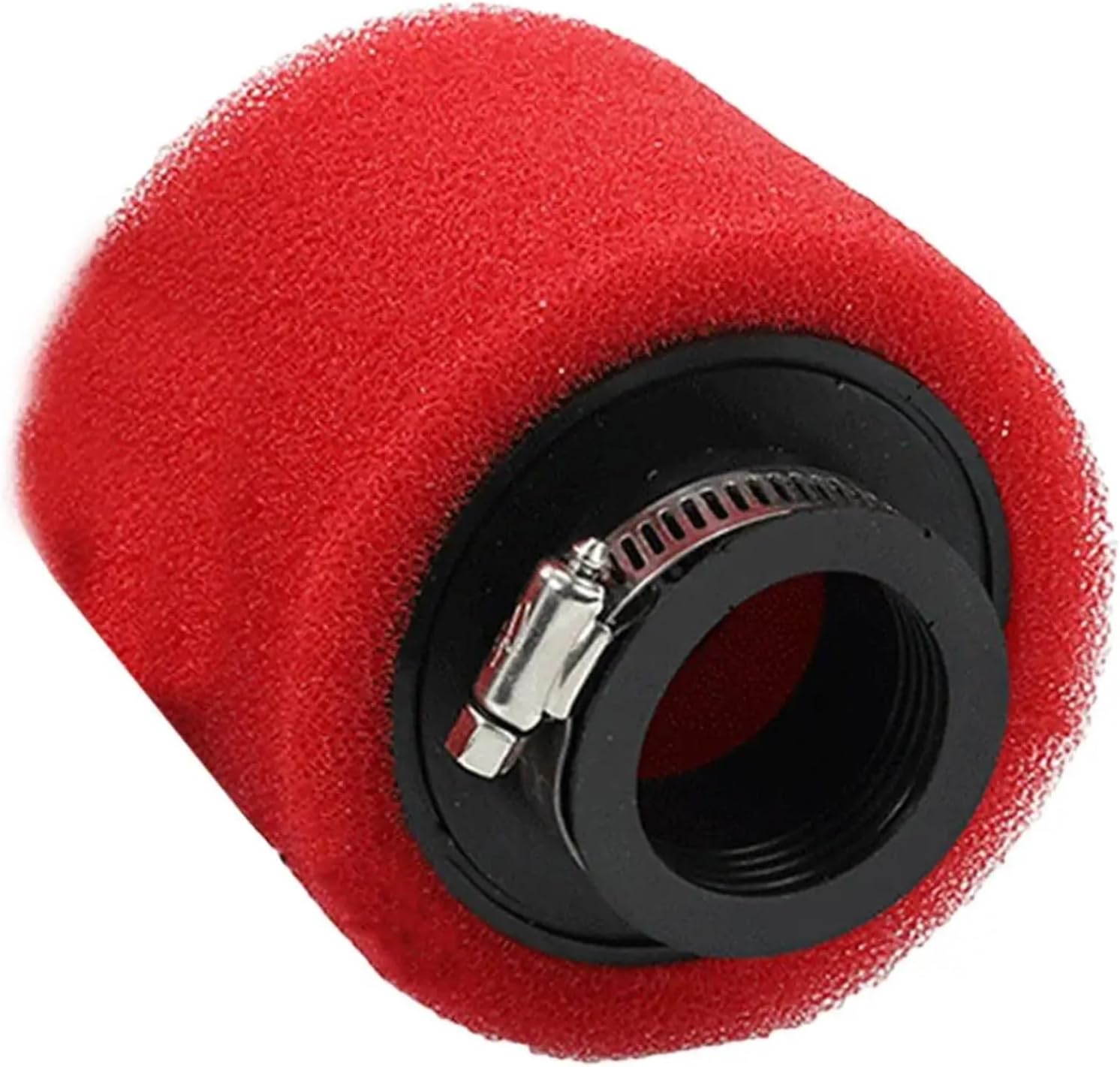 DWCX 42mm Foam Air Filter Cleaner Elbow Neck With Adjustable Clamp Fit