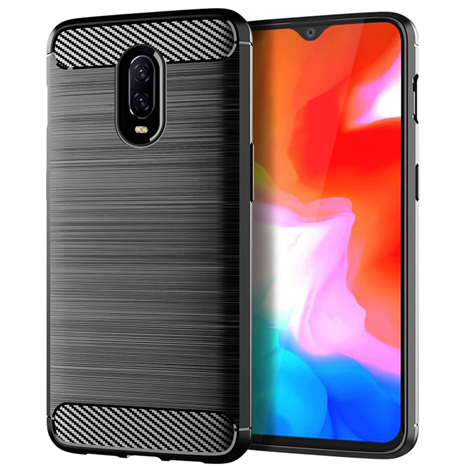 NEKOYA OnePlus 6T case,Soft Feeling Full Protective Anti-Scratch&Fingerprint + Scratch Resistant Fit Mobile Phone Case Cover for OnePlus 6T