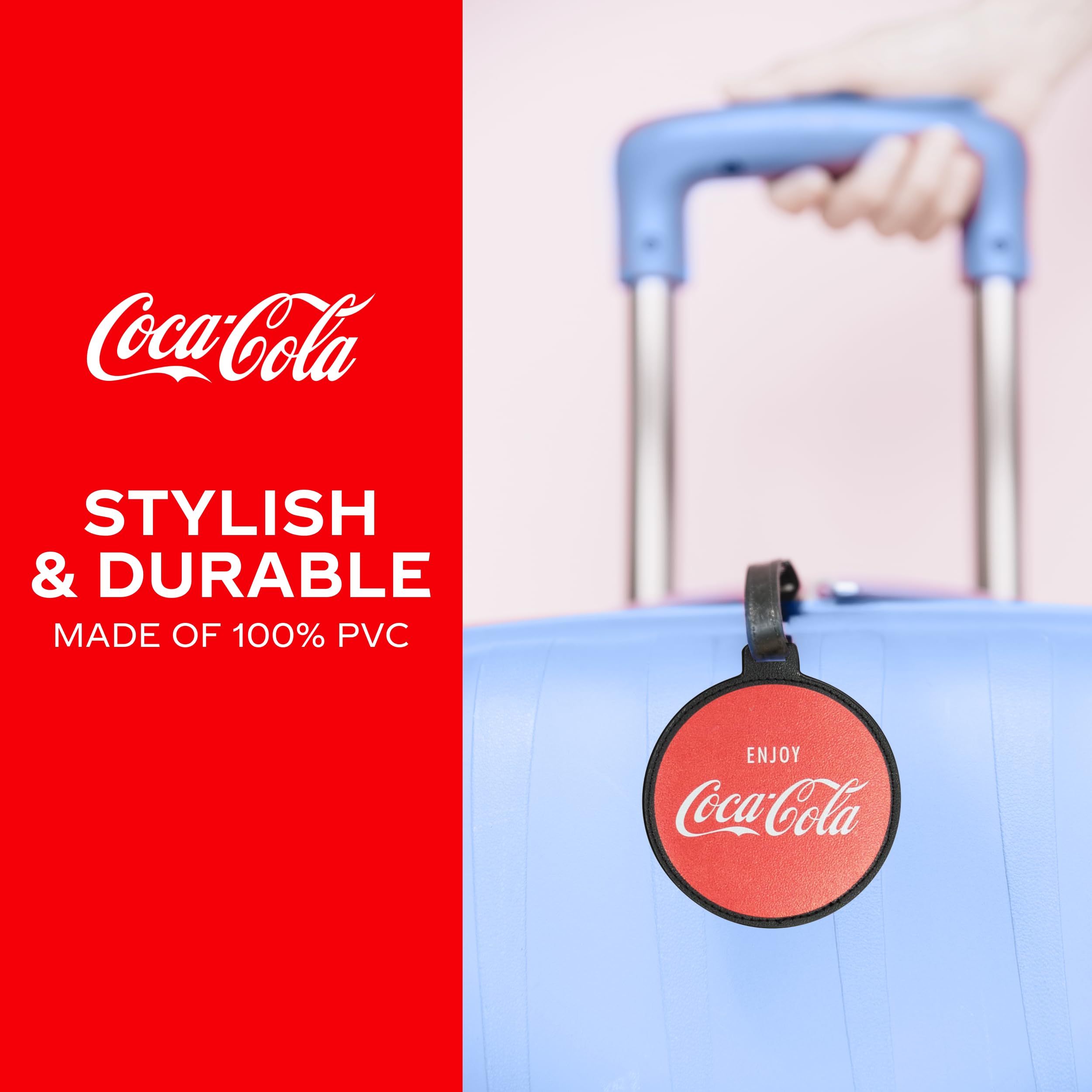 Amazon.com | FUL Coca Cola 2-Piece Suitcase ID Tag Set with