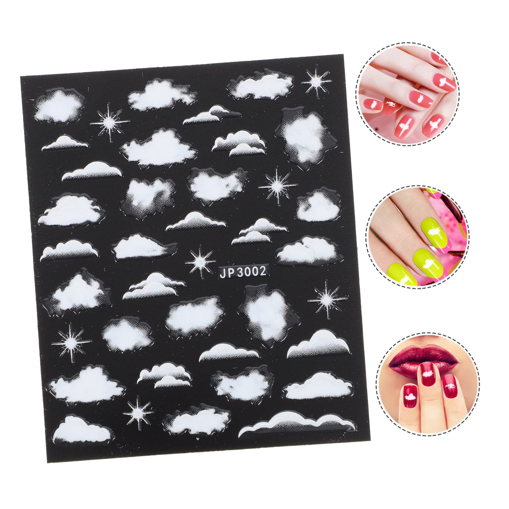 Healeved 20fogli Adesivi Per Unghie Decalcomanie Decorative Per Nail Art Adesivi Creativi Per Unghie Colorate Design Unico e Pratico e Occasioni Speciali
