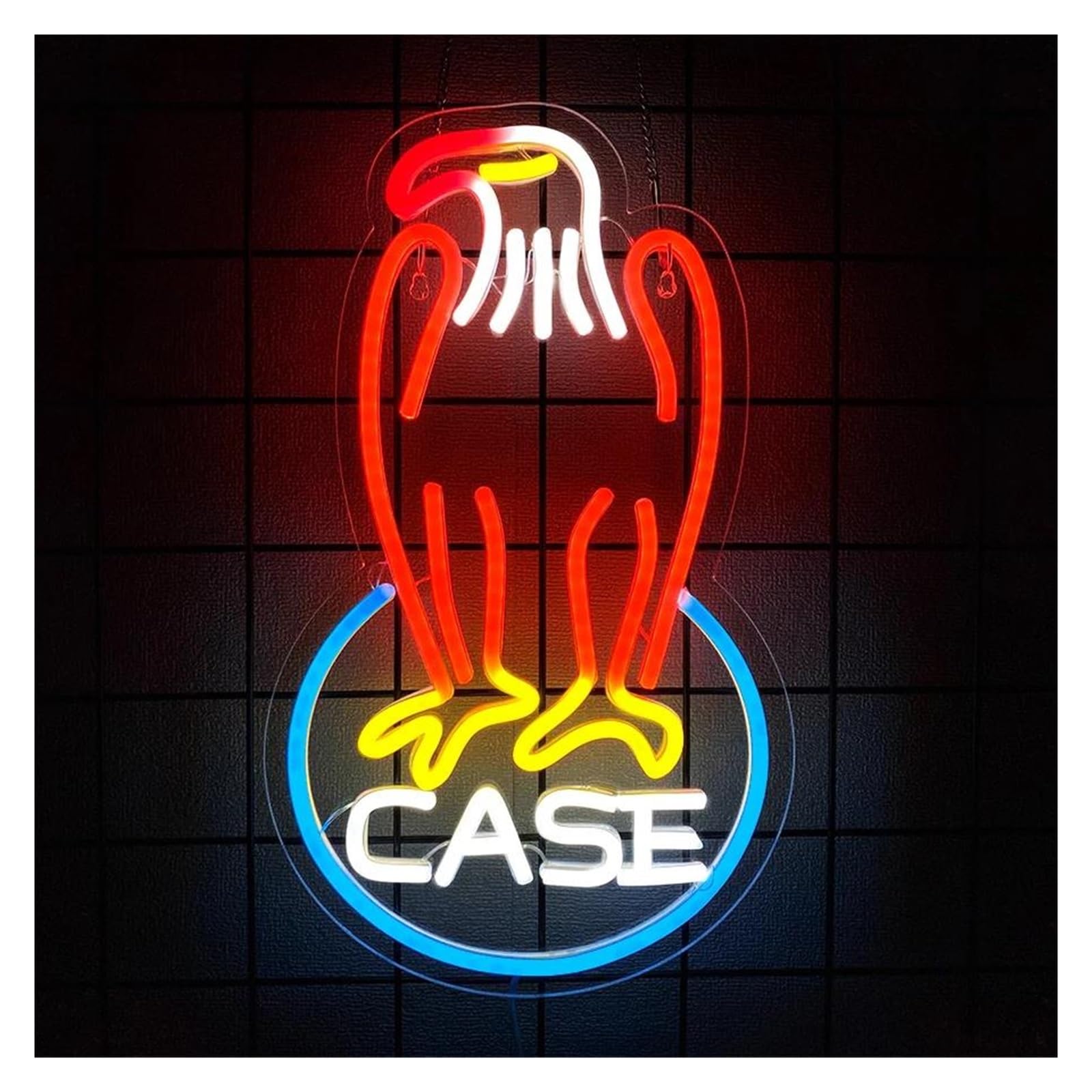SHOUXI Sign Lamp Eagle Neon Sign Cool Light Dimmable USB Powered for Home Karaoke Bar Restaurant Pub Cafe Salon Game Room Wall Decor 24cmx40cm