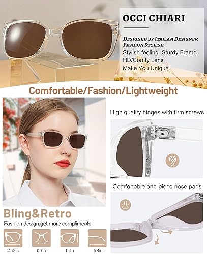 Miniatura 10 de OCCI CHIARI Gafas de sol de lectura para mujer, 3.5x, con lectores, UV400 (1.0 1.25 1.5 1.75 2.0 2.25 2.5 2.75 3.0 3.5)