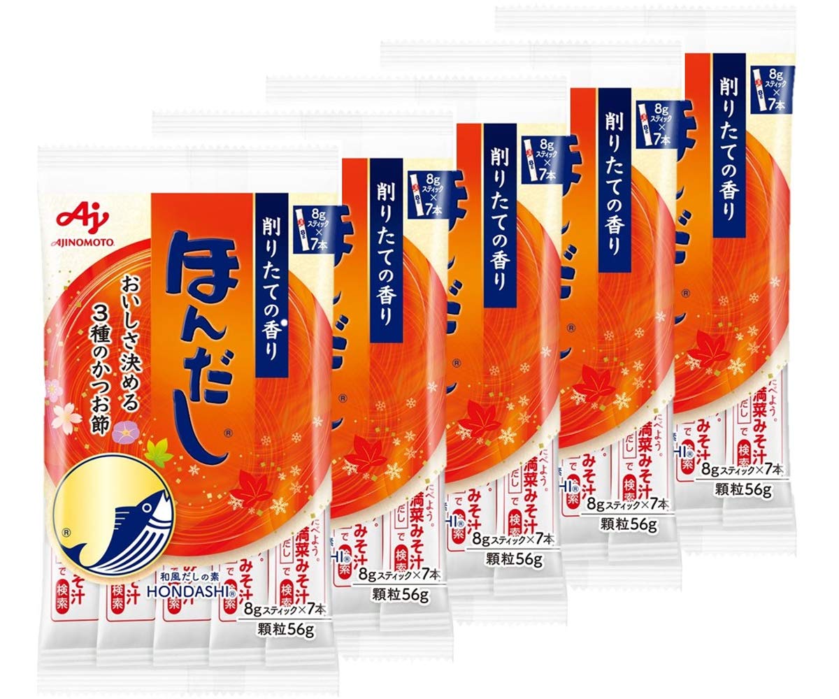 Amazon.co.jp: Ajinomoto 味の素 ほんだし 8gスティック7本入×5個
