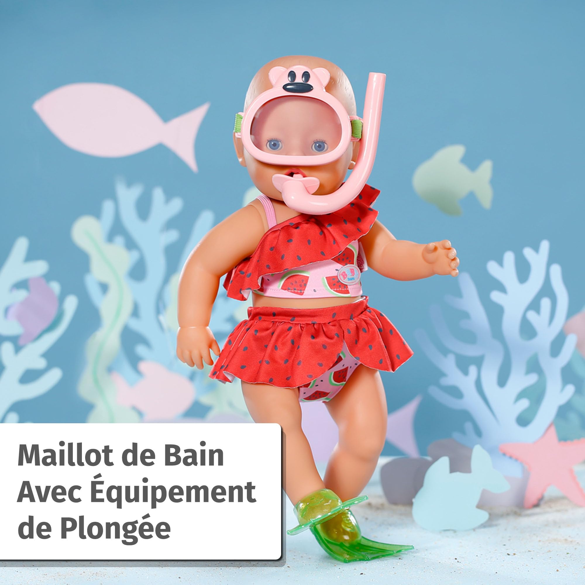 Image secondaire de l'Ensemble de Plongée BABY born avec Bikini et Accessoires