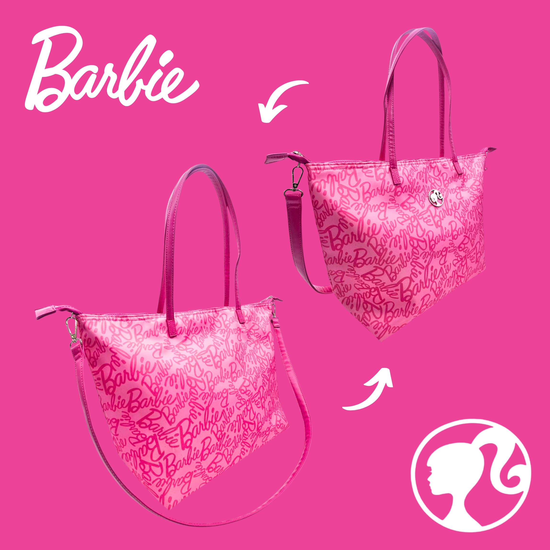 Barbie Borsa a Tracolla, Borsa Sportiva da Palestra da Viaggio, Accessori da Spiaggia, Regalo per Ragazze e Adolescenti