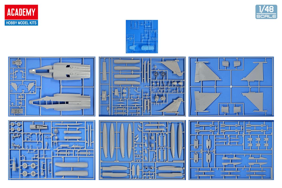 Academy - 1/48 Rafale M Marine National - Maquette en plastique - Echelle 1/48