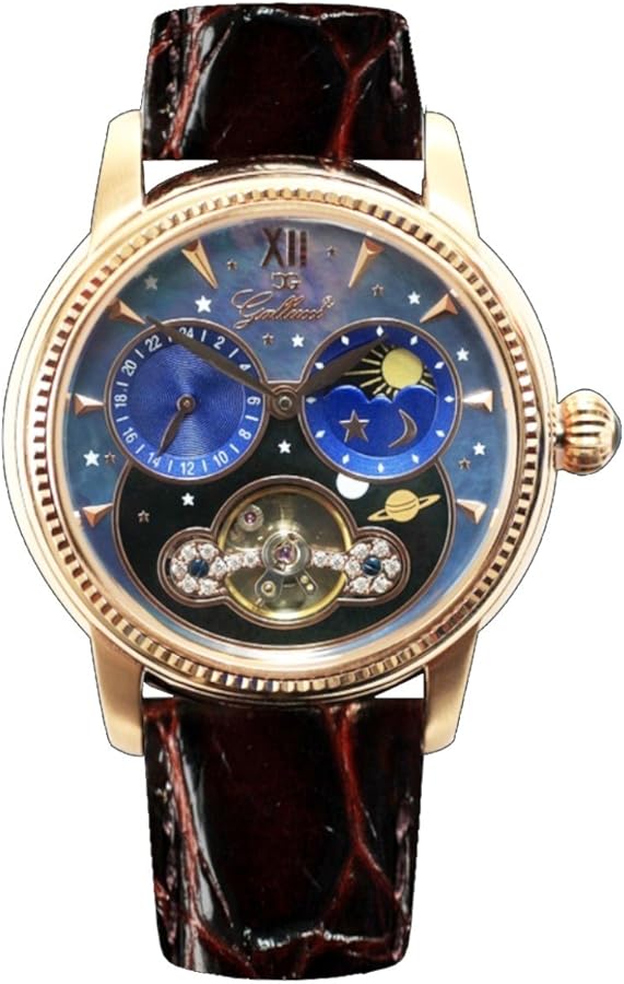 Amazon | Gallucci ユニセックス マザーオブパールダイヤルローマン