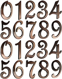 Waterproof House Mailbox Numbers 3 Inch Door Number Address Sign Stickers for Apartment Hotel