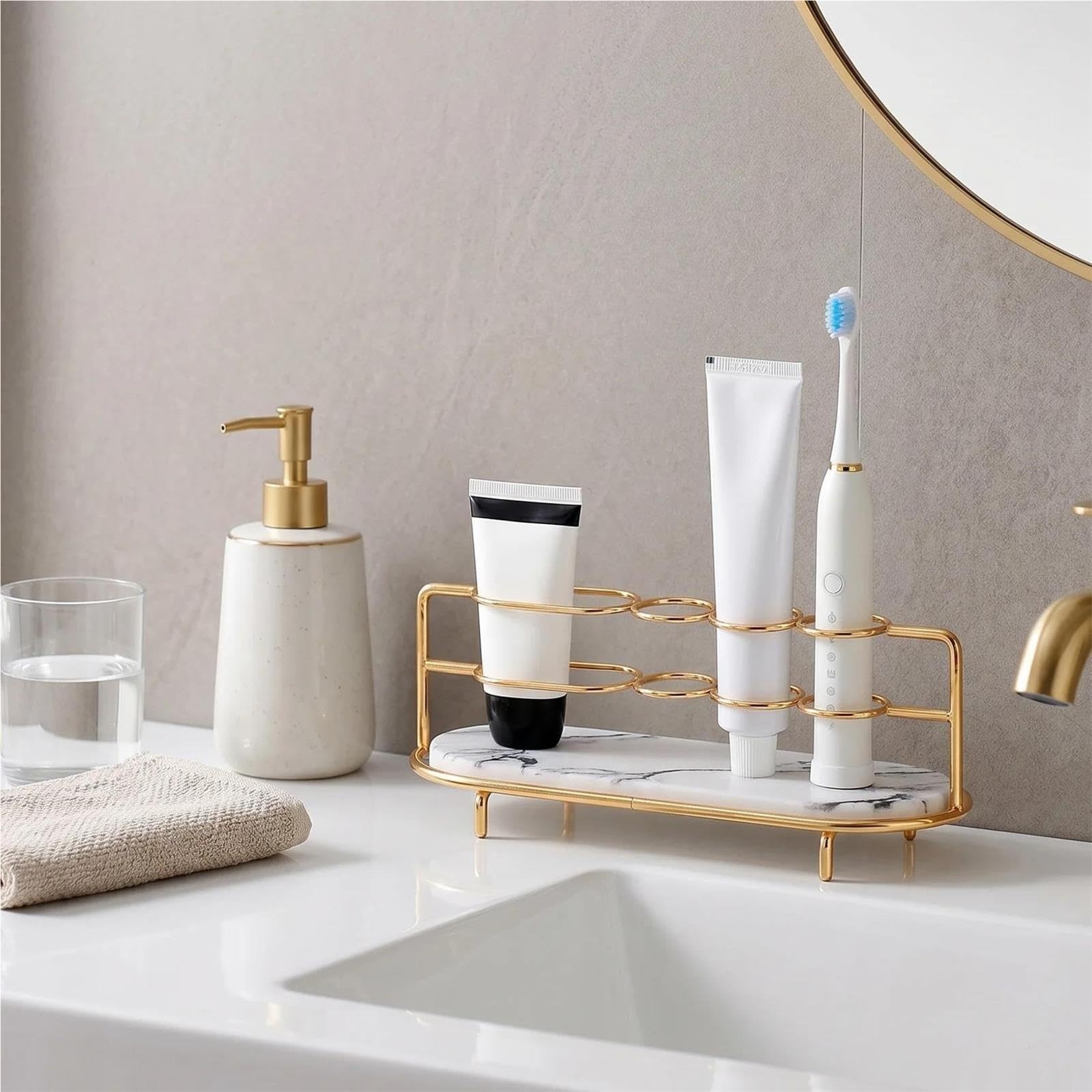 Badezimmer-Zahnbürstenhalterständer Für die Badezimmerablage