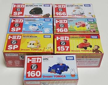 Amazon.co.jp: ドリームトミカ 廃盤 ミッフィー 全7種セット 黒