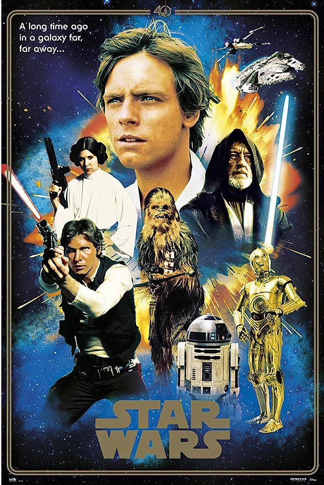 Amazon.com: POSTER STOP ONLINE Star Wars Episode IV - A New