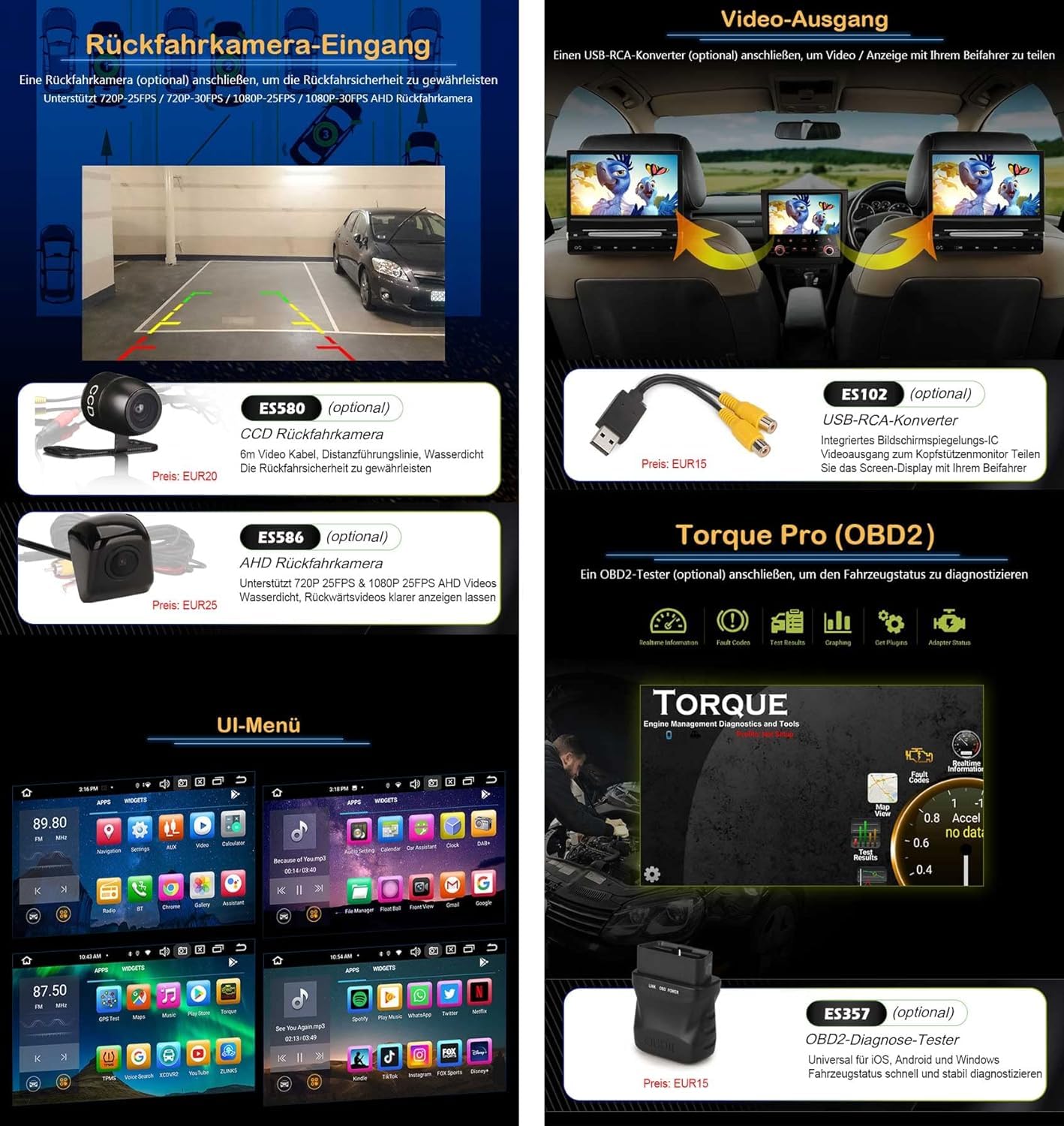 8 Core Android 14 Autoradio Stéréo pour Mercedes S/CL Class W220 W215 GPS Navigateur Carplay sans Fil Android Auto DSP Bluetooth WiFi Commande au Volant Dab+ GPS IPS 7 Pouces écran Tactile 4Go 64Go